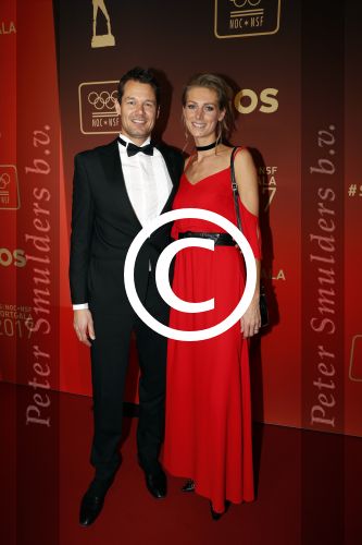 Amsterdam 19 december 2017 
Sportgala in de Rai. Sportman en sportvrouw van het jaar verkiezing. reinder Nummerdor en Manon Flier