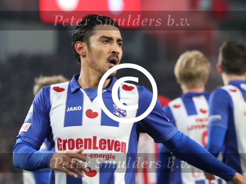 Eindhoven, 22 Januari 2017 Kompetitiewedstrijd PSV-SC Heerenveen, eindstand 4-3