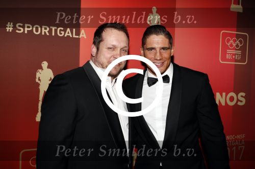 Amsterdam 19 december 2017 
Sportgala in de Rai. Sportman en sportvrouw van het jaar verkiezing. Rico Verhoeven met trainer