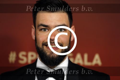 Amsterdam 19 december 2017 
Sportgala in de Rai. Sportman en sportvrouw van het jaar verkiezing. Sjinkie Knegt met vriendin