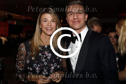Amsterdam 19 december 2017 
Sportgala in de Rai. Sportman en sportvrouw van het jaar verkiezing. Tess Wester met vriend