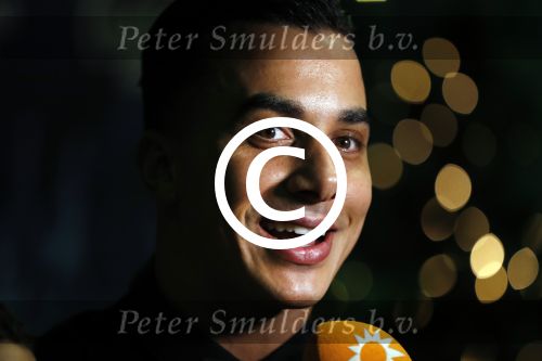 Amsterdam 24 december 2017
RTL kerst show in het ziggo dome. Timor Steffens met zus moeder en neefje