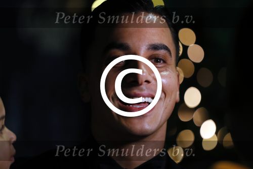 Amsterdam 24 december 2017
RTL kerst show in het ziggo dome. Timor Steffens met zus moeder en neefje