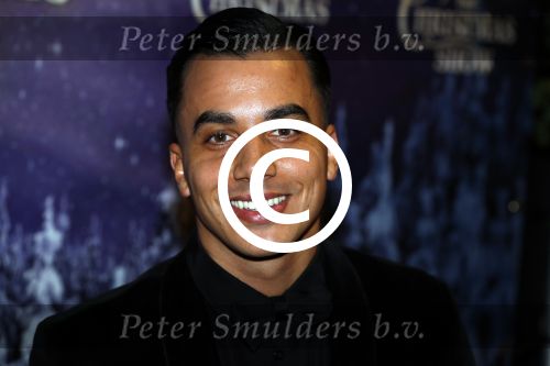 Amsterdam 24 december 2017
RTL kerst show in het ziggo dome. Timor Steffens met zus moeder en neefje