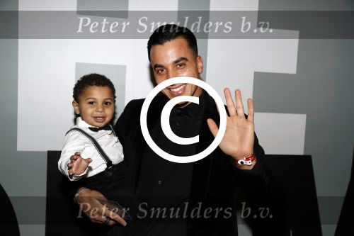 Amsterdam 24 december 2017
RTL kerst show in het ziggo dome. Timor Steffens met zus moeder en neefje