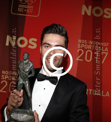 Amsterdam 19 december 2017 
Sportgala in de Rai. Sportman en sportvrouw van het jaar verkiezing. Tom Dumoulin