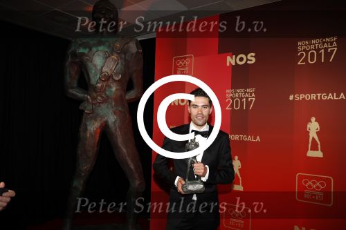 Amsterdam 19 december 2017 
Sportgala in de Rai. Sportman en sportvrouw van het jaar verkiezing. Tom Dumoulin