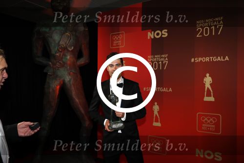 Amsterdam 19 december 2017 
Sportgala in de Rai. Sportman en sportvrouw van het jaar verkiezing. Tom Dumoulin