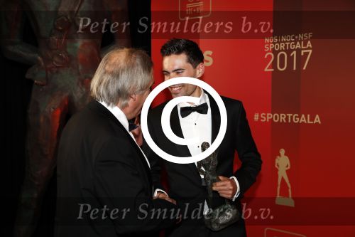 Amsterdam 19 december 2017 
Sportgala in de Rai. Sportman en sportvrouw van het jaar verkiezing. Tom Dumoulin