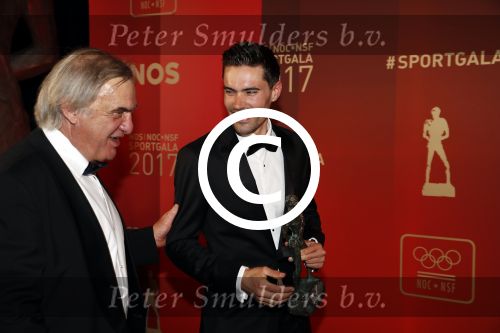 Amsterdam 19 december 2017 
Sportgala in de Rai. Sportman en sportvrouw van het jaar verkiezing. Tom Dumoulin