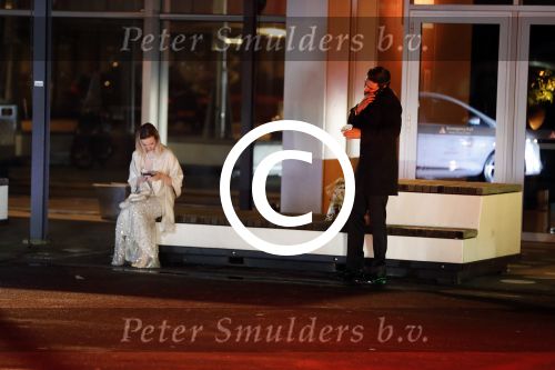 Amsterdam 19 december 2017 
Sportgala in de Rai. Sportman en sportvrouw van het jaar verkiezing. Tom Dumoulin met zijn vriendin