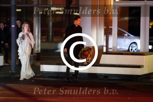 Amsterdam 19 december 2017 
Sportgala in de Rai. Sportman en sportvrouw van het jaar verkiezing. Tom Dumoulin met zijn vriendin