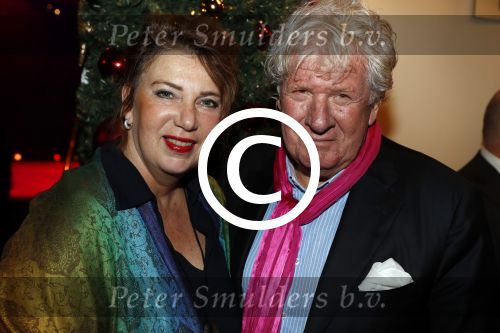 Amsterdam 21 december 2017
Premiere kerstcircus in Carre. Willibrord Frequin met vriendin