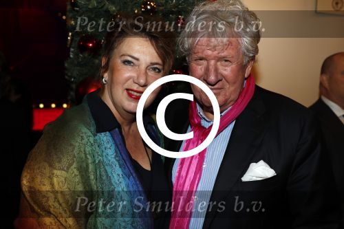 Amsterdam 21 december 2017
Premiere kerstcircus in Carre. Willibrord Frequin met vriendin