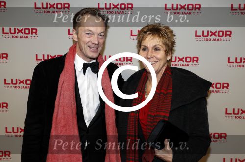 Rotterdam 22 december 2017
100 jaar het oude Luxor in Rotterdam. Wim Pijbes met zijn vrouw Mignon Schlichter