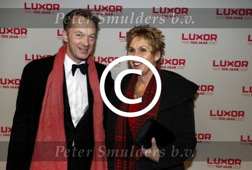 Rotterdam 22 december 2017
100 jaar het oude Luxor in Rotterdam. Wim Pijbes met zijn vrouw Mignon Schlichter