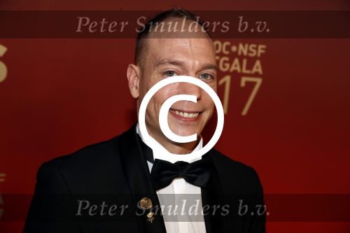 Amsterdam 19 december 2017 
Sportgala in de Rai. Sportman en sportvrouw van het jaar verkiezing. Turner Yuri van Gelder en partner Katarina Leal