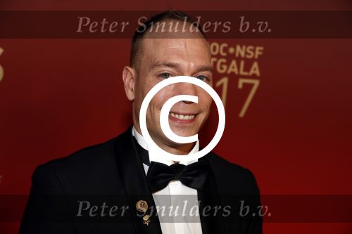 Amsterdam 19 december 2017 
Sportgala in de Rai. Sportman en sportvrouw van het jaar verkiezing. Turner Yuri van Gelder en partner Katarina Leal