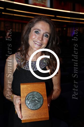 Amsterdam 19 december 2017 
Sportgala in de Rai. Sportman en sportvrouw van het jaar verkiezing. Yvonne v Gennip met partner Jaap de Groot