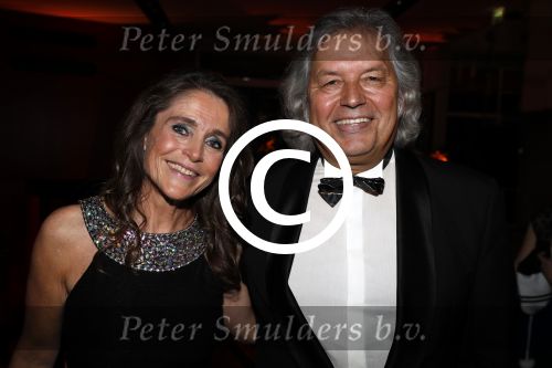 Amsterdam 19 december 2017 
Sportgala in de Rai. Sportman en sportvrouw van het jaar verkiezing. Yvonne v Gennip met partner Jaap de Groot