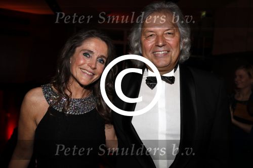 Amsterdam 19 december 2017 
Sportgala in de Rai. Sportman en sportvrouw van het jaar verkiezing. Yvonne v Gennip met partner Jaap de Groot