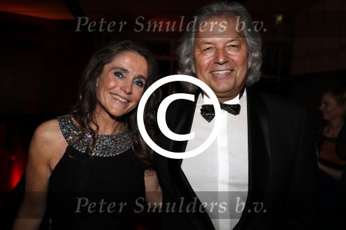 Amsterdam 19 december 2017 
Sportgala in de Rai. Sportman en sportvrouw van het jaar verkiezing. Yvonne v Gennip met partner Jaap de Groot
