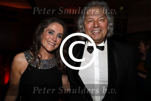 Amsterdam 19 december 2017 
Sportgala in de Rai. Sportman en sportvrouw van het jaar verkiezing. Yvonne v Gennip met partner Jaap de Groot