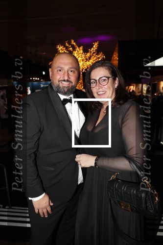 Amsterdam 12 december 2019
Luxury fair LXRY in de rai. Ali Dursan met zijn vrouw