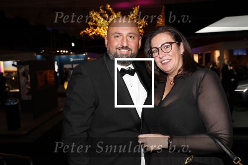 Amsterdam 12 december 2019
Luxury fair LXRY in de rai. Ali Dursan met zijn vrouw
