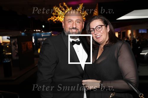 Amsterdam 12 december 2019
Luxury fair LXRY in de rai. Ali Dursan met zijn vrouw