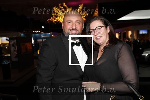 Amsterdam 12 december 2019
Luxury fair LXRY in de rai. Ali Dursan met zijn vrouw