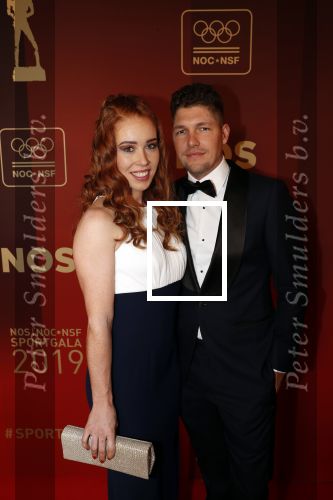 Amsterdam 18 december 2019
Sportman/ sportvrouw van het jaar gala in AFAS live ( Sportgala)
Antoinette de Jong met partner