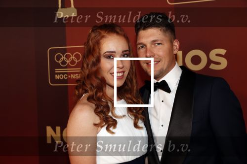 Amsterdam 18 december 2019
Sportman/ sportvrouw van het jaar gala in AFAS live ( Sportgala)
Antoinette de Jong met partner