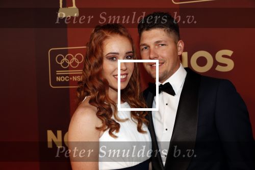 Amsterdam 18 december 2019
Sportman/ sportvrouw van het jaar gala in AFAS live ( Sportgala)
Antoinette de Jong met partner