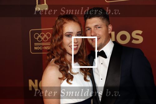Amsterdam 18 december 2019
Sportman/ sportvrouw van het jaar gala in AFAS live ( Sportgala)
Antoinette de Jong met partner