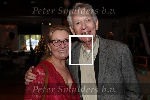 Zoetermeer 8 december 2019
Surpriseparty voor Hans Bouwens ( George Baker) vanwege zijn 75e verjaardag en 50 jaar artiest. Arnold Muhren met zijn vrouw