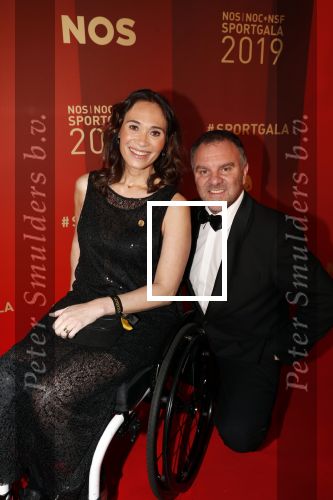 Amsterdam 18 december 2019
Sportman/ sportvrouw van het jaar gala in AFAS live ( Sportgala)
Bibian Mentel kwam met haar man en had een meet en Greet met prinses Margriet