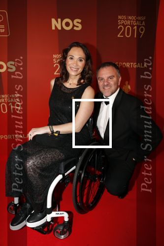 Amsterdam 18 december 2019
Sportman/ sportvrouw van het jaar gala in AFAS live ( Sportgala)
Bibian Mentel kwam met haar man en had een meet en Greet met prinses Margriet