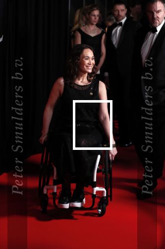 Amsterdam 18 december 2019
Sportman/ sportvrouw van het jaar gala in AFAS live ( Sportgala)
Bibian Mentel in rolstoel