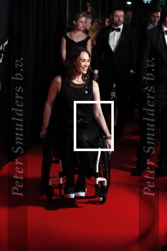 Amsterdam 18 december 2019
Sportman/ sportvrouw van het jaar gala in AFAS live ( Sportgala)
Bibian Mentel in rolstoel