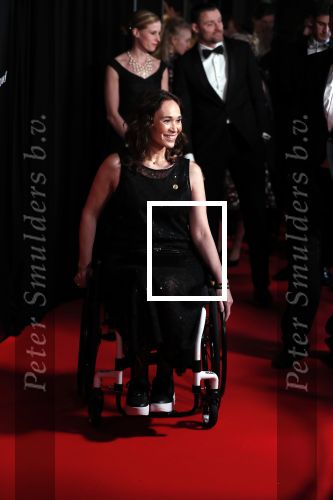 Amsterdam 18 december 2019
Sportman/ sportvrouw van het jaar gala in AFAS live ( Sportgala)
Bibian Mentel in rolstoel