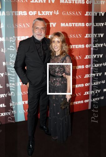 Amsterdam 12 december 2019
Luxury fair LXRY in de rai. Brendan de Clercq met zijn vrouw