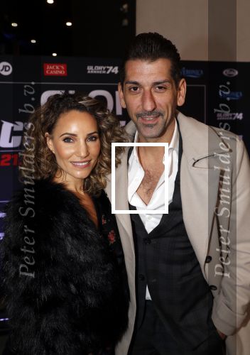 Arnhem 21 december 2019
Badr Hari versus Rico Verhoeven in het geldredome. Danny Vera met zijn vrouw