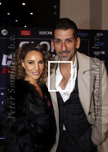 Arnhem 21 december 2019
Badr Hari versus Rico Verhoeven in het geldredome. Danny Vera met zijn vrouw