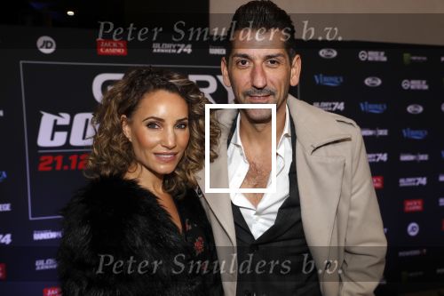Arnhem 21 december 2019
Badr Hari versus Rico Verhoeven in het geldredome. Danny Vera met zijn vrouw