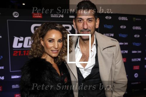 Arnhem 21 december 2019
Badr Hari versus Rico Verhoeven in het geldredome. Danny Vera met zijn vrouw