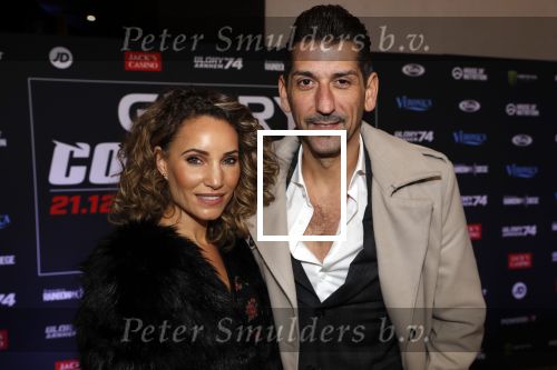 Arnhem 21 december 2019
Badr Hari versus Rico Verhoeven in het geldredome. Danny Vera met zijn vrouw