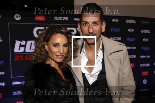 Arnhem 21 december 2019
Badr Hari versus Rico Verhoeven in het geldredome. Danny Vera met zijn vrouw