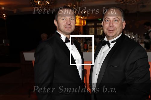 Den Haag 16 december 2019
De society lunch in hotel crown plaza . Dennis Vos met compagnon Ron Stafleu