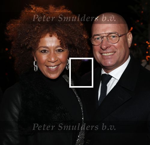 Amsterdam 19 december 2019
Premiere kerstcircus in Carre.  Diana Matroos met man